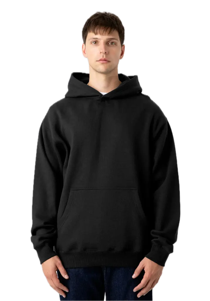 The Boxed Heavy Hoodie (S, Black)